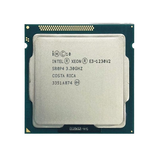 Intel Xeon E3-1230 v2 Processor, 4 Cores, 8 Threads, 3.3 GHz (3.7 GHz Turbo), LGA 1155, 8MB Cache - Server CPU