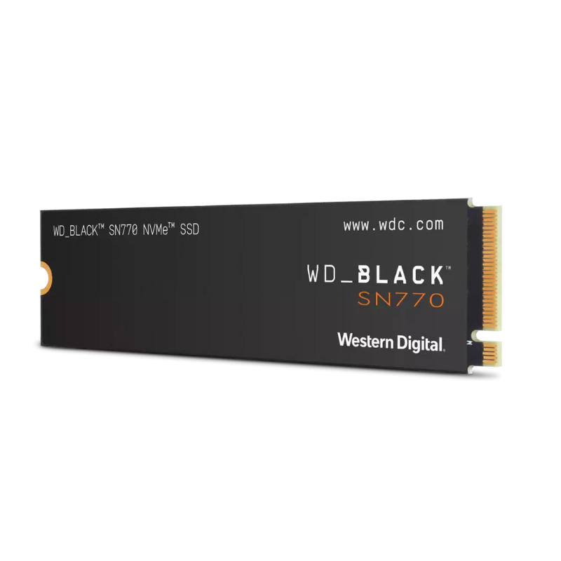 WD_BLACK SN770 1TB NVMe Internal Gaming SSD, PCIe Gen 4, M.2 2280, 5150 MB/s Read - High-Performance Storage