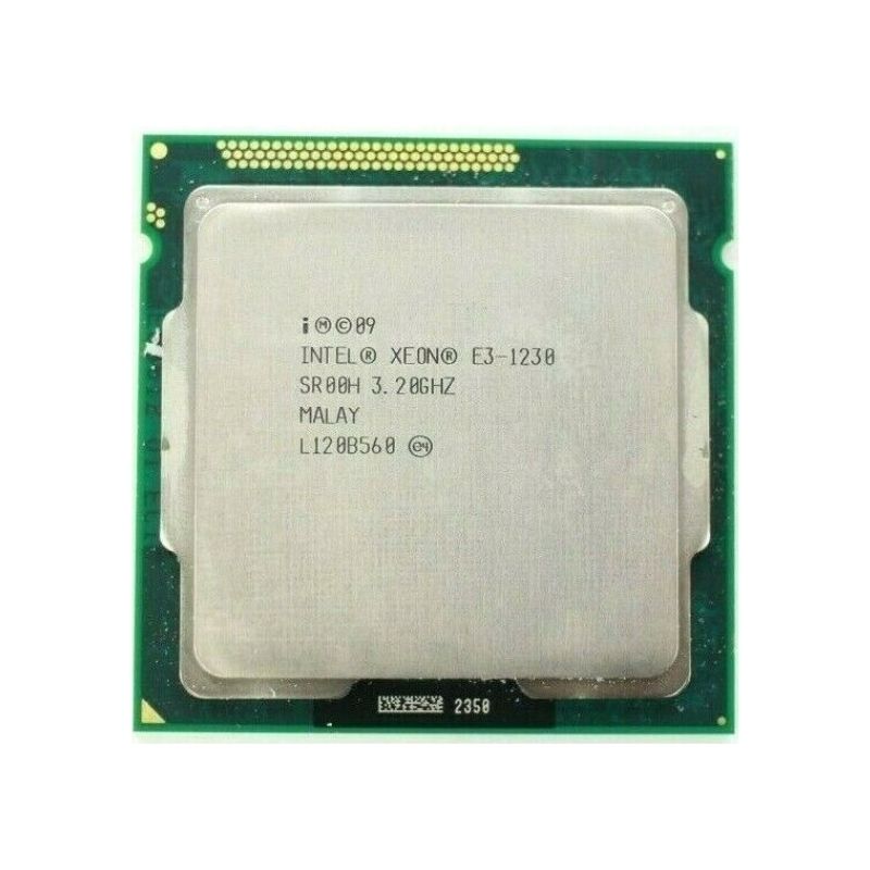 Intel Xeon E3-1230 Processor, 4 Cores, 8 Threads, 3.2 GHz, LGA 1155, 8MB Cache - Server CPU