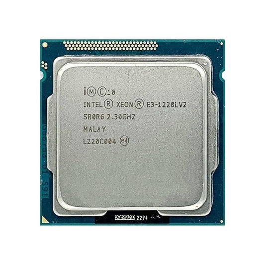 Intel Xeon E3-1220L v2 Processor, 2 Cores, 4 Threads, 2.3 GHz, LGA 1155, 4MB Cache - Low Power Server CPU