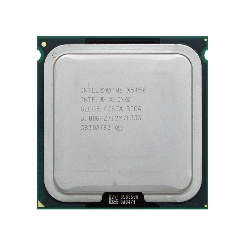 Intel Xeon X5450 Processor, 4 Cores, 4 Threads, 3.0 GHz, LGA 775, 12MB Cache - Server CPU