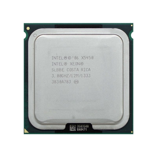 Intel Xeon X5450 Processor, 4 Cores, 4 Threads, 3.0 GHz, LGA 775, 12MB Cache - Server CPU