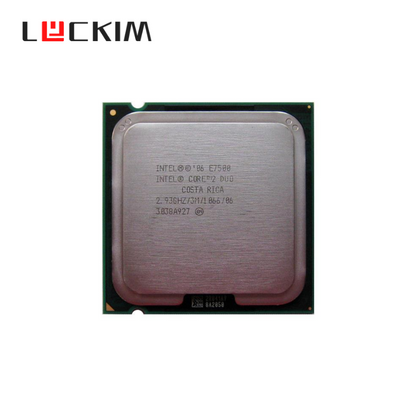 Intel Core 2 Duo E7500 Processor, 2 Cores, 2 Threads, 2.93 GHz, LGA 775, 3MB Cache - Desktop CPU