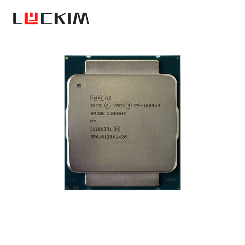 Intel Xeon E5-1603 v3 Processor, 4 Cores, 4 Threads, 2.8 GHz, LGA 2011-3, 10MB Cache - Server CPU