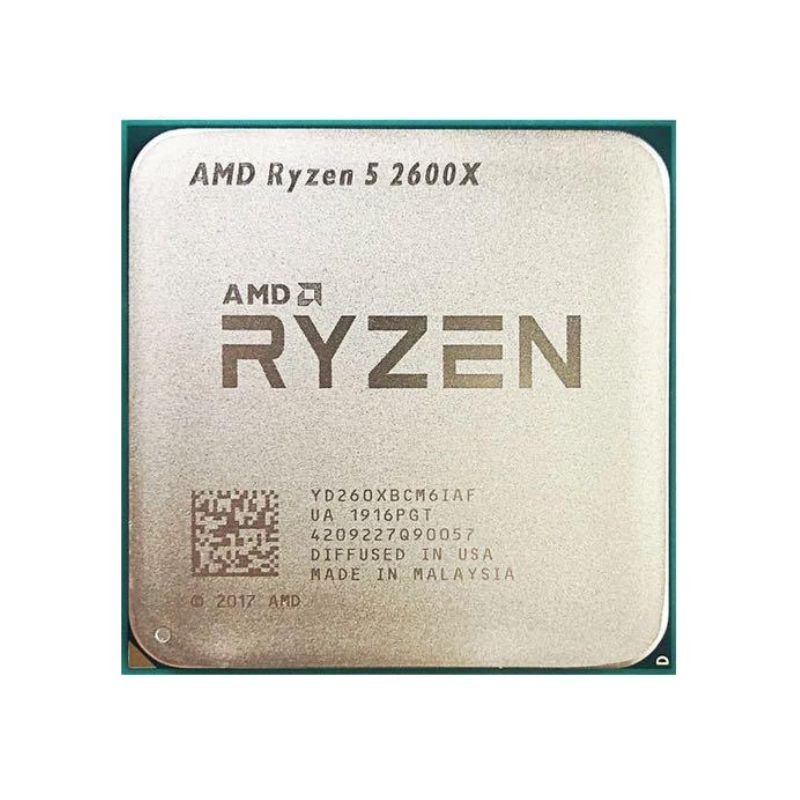 AMD Ryzen 5 2600X Processor, 6 Cores, 12 Threads, 3.6 GHz (4.2 GHz Turbo), AM4 Socket, 19MB Cache - Desktop CPU