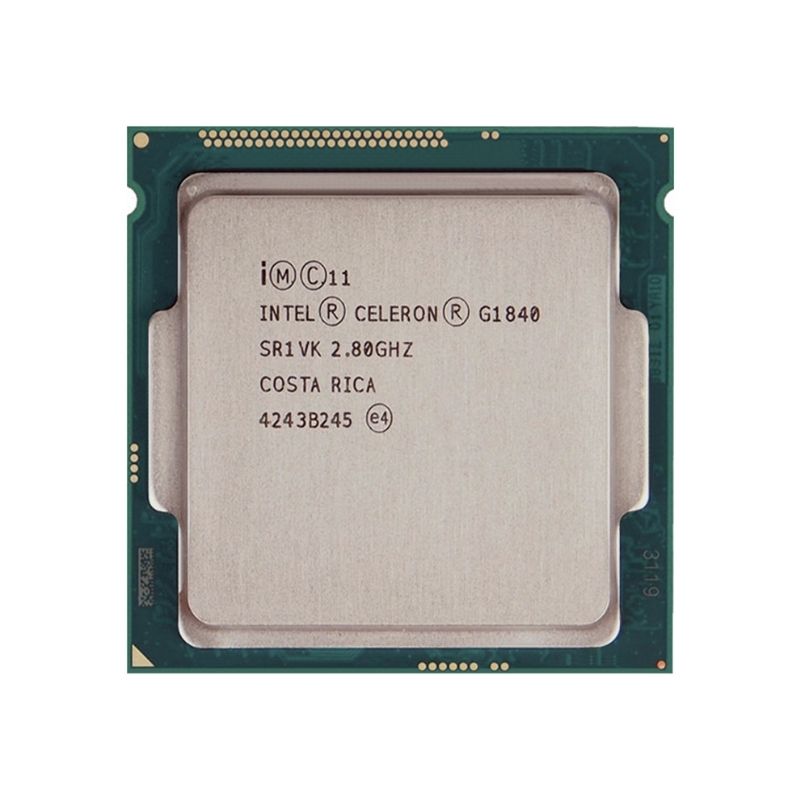 Intel Pentium G1840 Processor, 2 Cores, 2 Threads, 2.8 GHz, LGA 1150, 2MB Cache - Desktop CPU