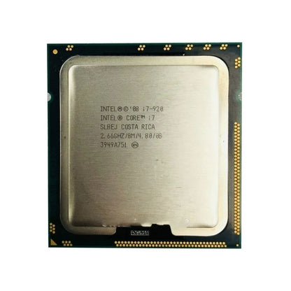 Intel Core i7-920 Processor, 4 Cores, 8 Threads, 2.66 GHz (2.93 GHz Turbo), LGA 1366, 8MB Cache - Desktop CPU