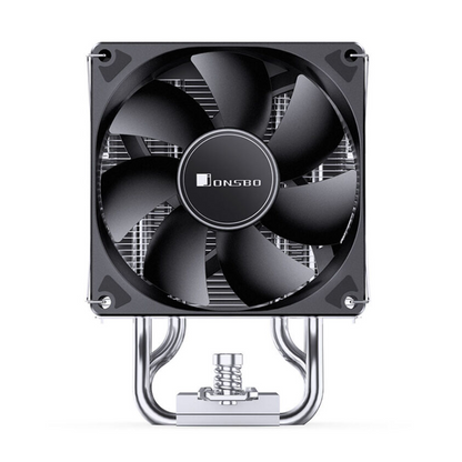 JONSBO CR-1400EVO No RGB Black CPU Cooler, 120mm PWM Fan, Aluminum & Copper Heat Sink, Black