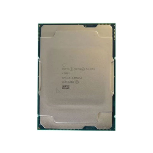 Intel Xeon Silver 4309Y Processor, 12 Cores, 24 Threads, 2.8 GHz, LGA 4677, 18MB Cache - Server CPU