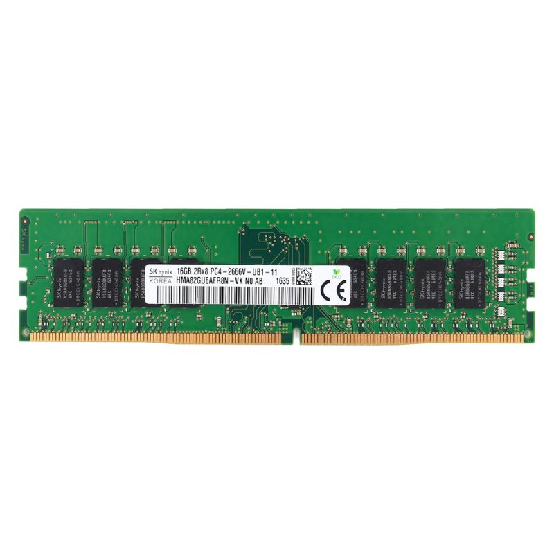 SK DDR4 16GB 2666MHz Server Memory, PC4-21300, Unbuffered, CL19, DIMM Server RAM