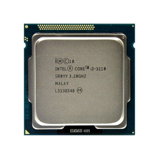 Intel Core i3-3210 Processor, 2 Cores, 4 Threads, 3.2 GHz, LGA 1155, 3MB Cache - Desktop CPU