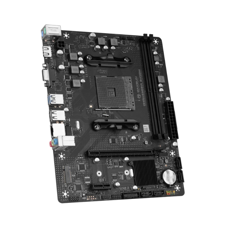 MAXSUN B450M D4 Motherboard, Micro-ATX, AMD B450 Chipset, AM4 Socket,PCIe 3.0, Gaming Motherboard