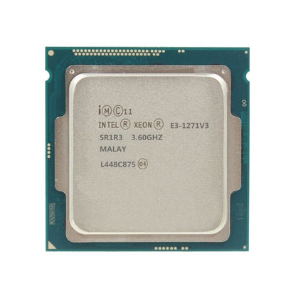 Intel Xeon E3-1271 v3 Processor, 4 Cores, 8 Threads, 3.6 GHz (4.0 GHz Turbo), LGA 1150, 8MB Cache - Server CPU